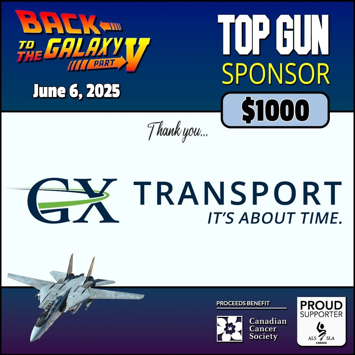 Top Gun sponsor: GX Transport