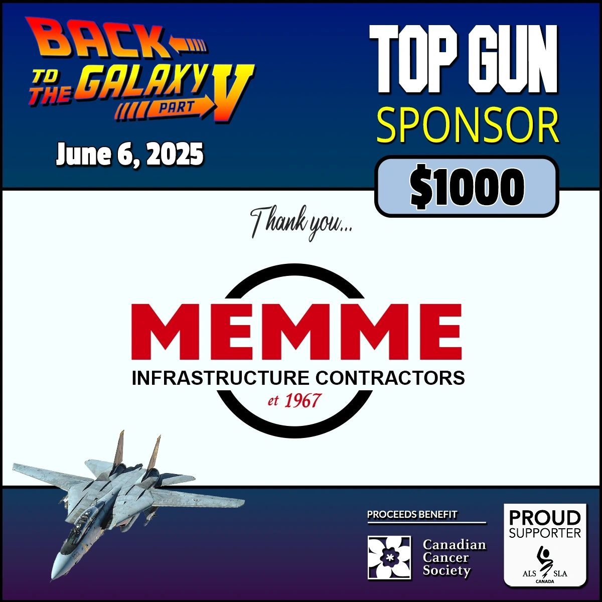 Top Gun sponsor: MEMME Infrastructure Contractors